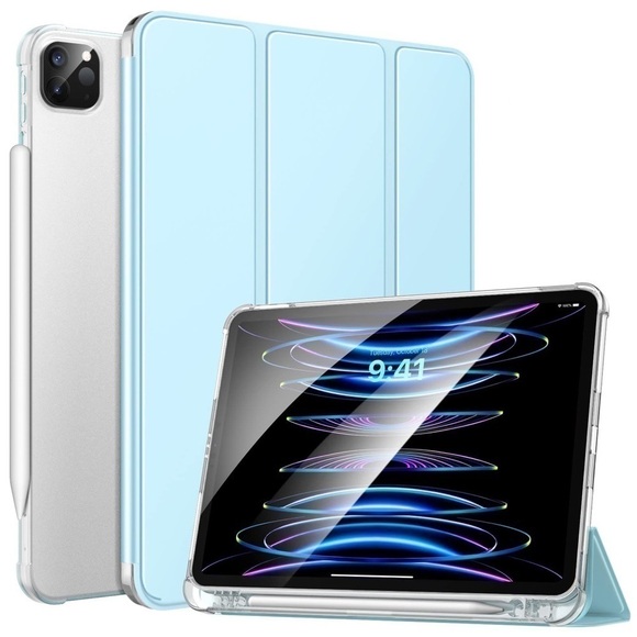 NWT MOKO - Case for iPad Pro 11 Inch Case 4th/3rd Generation 2022/2021 Sky Blue - Picture 7 of 9